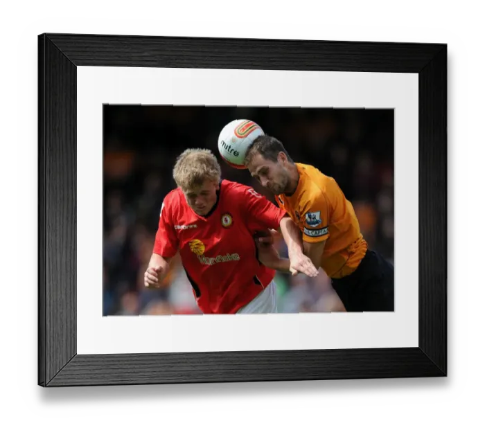Framed Print : Soccer - Pre-Season Friendly - Crewe Alexandra v Wolverhampton Wanderers Framed Print : Soccer - Pre-Season Friendly - Crewe Alexandra v Wolverhampton Wanderers