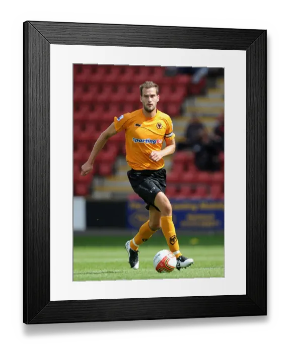 Framed Print : Roger Johnson in Action: Wolverhampton Wanderers vs Crewe Alexandra (Pre-Season Friendly) Framed Print : Roger Johnson in Action: Wolverhampton Wanderers vs Crewe Alexandra (Pre-Season Friendly)