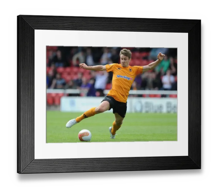 Framed Print : Wolverhampton Wanderers Kevin Doyle in Action against Crewe Alexandra: Pre-Season Friendly Framed Print : Wolverhampton Wanderers Kevin Doyle in Action against Crewe Alexandra: Pre-Season Friendly
