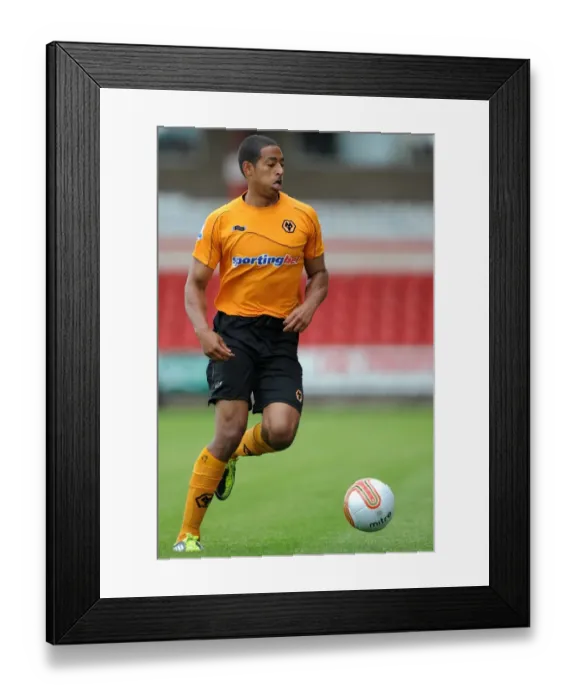 Framed Print : Wolverhampton Wanderers Jamie Reckord in Action against Crewe Alexandra: Pre-Season Friendly Framed Print : Wolverhampton Wanderers Jamie Reckord in Action against Crewe Alexandra: Pre-Season Friendly