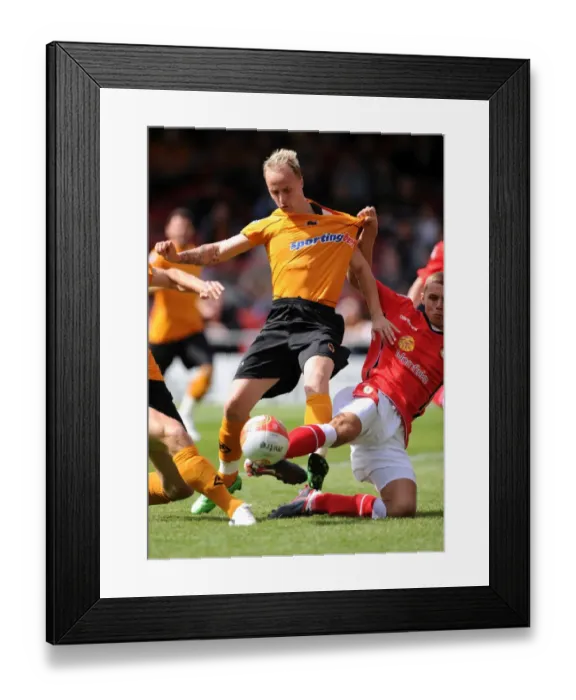 Framed Print : Wolverhampton Wanderers Leigh Griffiths in Pre-Season Action Against Crewe Alexandra Framed Print : Wolverhampton Wanderers Leigh Griffiths in Pre-Season Action Against Crewe Alexandra