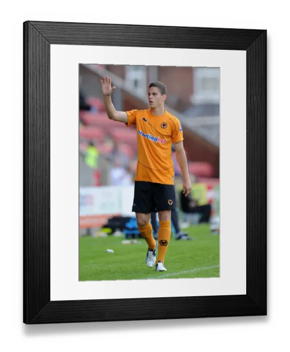 Framed Print : Wolverhampton Wanderers Kristian Kostrna Shines in Pre-Season Friendly Against Crewe Alexandra Framed Print : Wolverhampton Wanderers Kristian Kostrna Shines in Pre-Season Friendly Against Crewe Alexandra