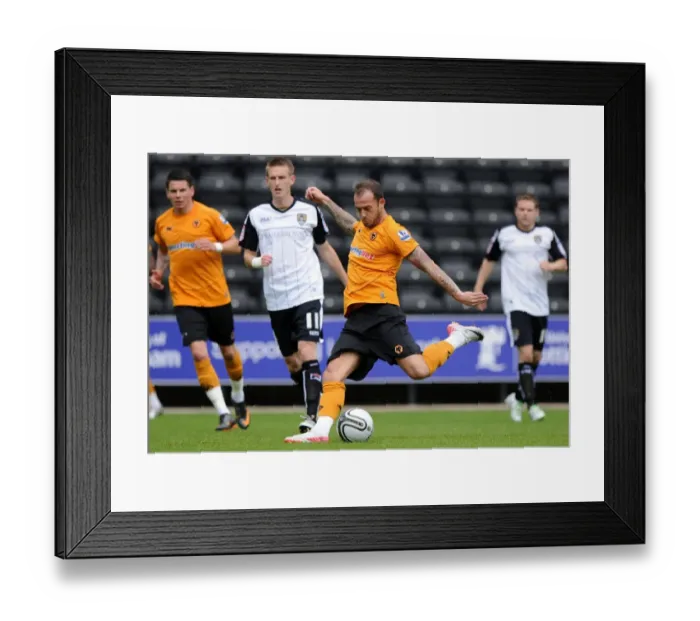 Framed Print : Steven Fletcher in Action: Wolverhampton Wanderers vs Notts County (Pre-Season Friendly) Framed Print : Steven Fletcher in Action: Wolverhampton Wanderers vs Notts County (Pre-Season Friendly)