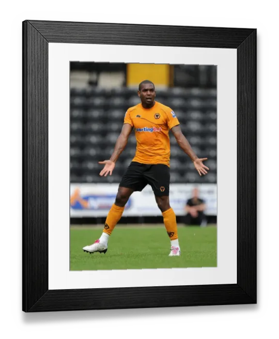 Framed Print : Ronald Zubar in Action: Wolverhampton Wanderers vs Notts County (Pre-Season Friendly) Framed Print : Ronald Zubar in Action: Wolverhampton Wanderers vs Notts County (Pre-Season Friendly)