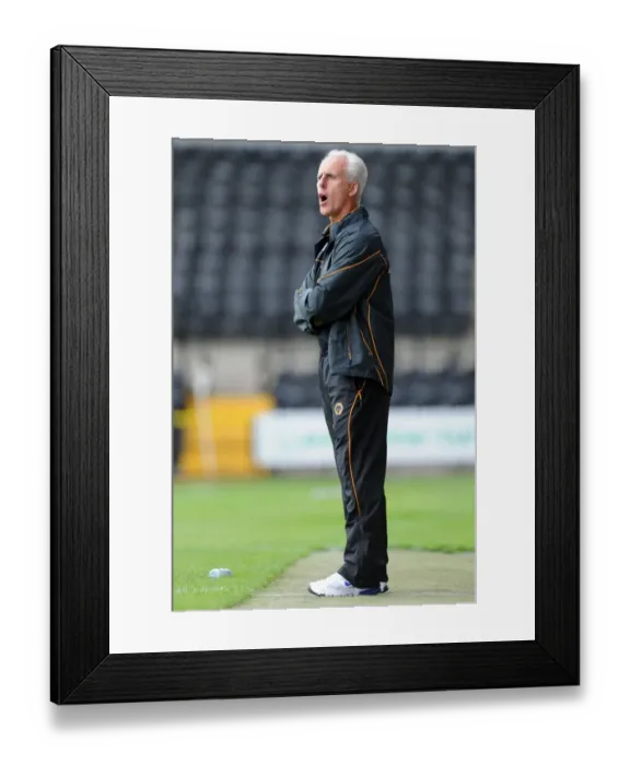 Framed Print : Mick McCarthy Leads Wolverhampton Wanderers in Pre-Season Clash Against Notts County