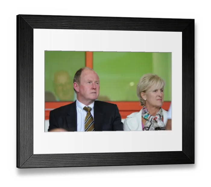 Framed Print : Steve Morgan: Wolverhampton Wanderers Chairman at Pre-Season Friendly Against Walsall Framed Print : Steve Morgan: Wolverhampton Wanderers Chairman at Pre-Season Friendly Against Walsall