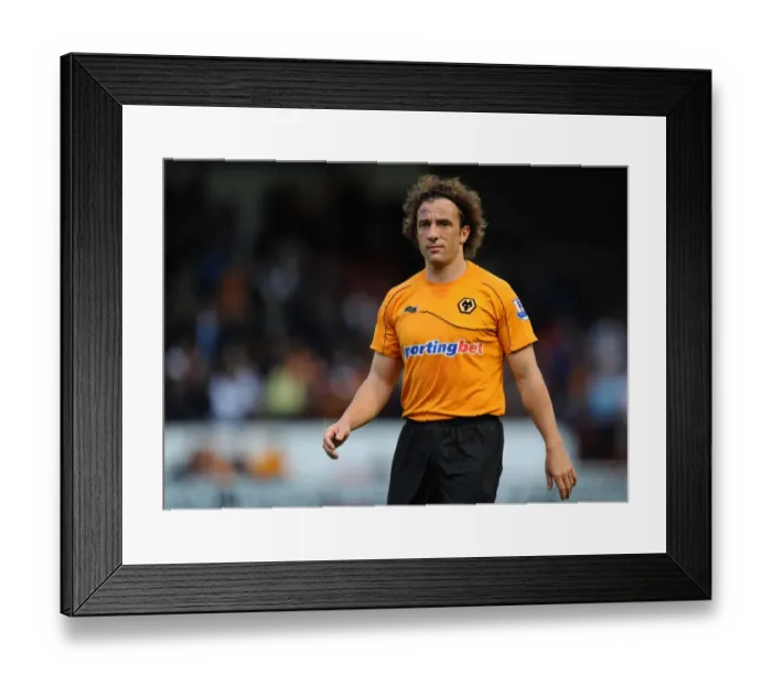 Framed Print : Stephen Hunt of Wolverhampton Wanderers Framed Print : Stephen Hunt of Wolverhampton Wanderers