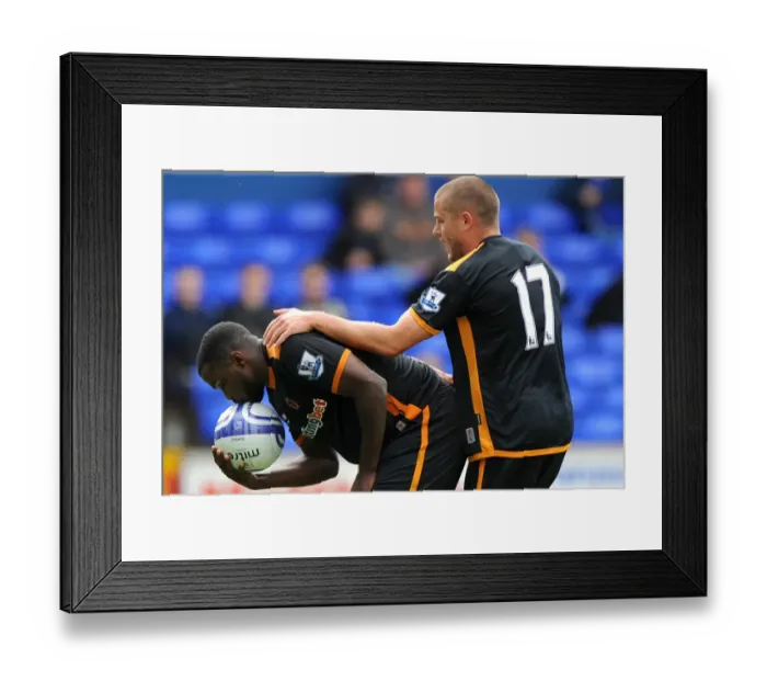 Framed Print : Sylvan Ebanks-Blake's Penalty Goal: Wolverhampton Wanderers Take 2-1 Lead Against Ipswich Town Framed Print : Sylvan Ebanks-Blake's Penalty Goal: Wolverhampton Wanderers Take 2-1 Lead Against Ipswich Town