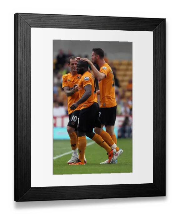 Framed Print : George Elokobi's Stunner: Wolverhampton Wanderers Take 1-0 Lead Against Real Zaragoza Framed Print : George Elokobi's Stunner: Wolverhampton Wanderers Take 1-0 Lead Against Real Zaragoza