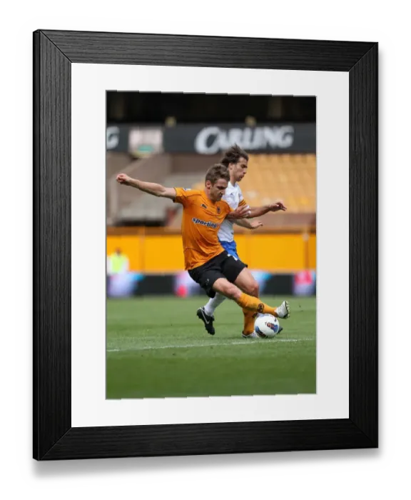 Framed Print : Clash of Stars: Doyle vs Ponzio - Wolves vs Real Zaragoza Framed Print : Clash of Stars: Doyle vs Ponzio - Wolves vs Real Zaragoza