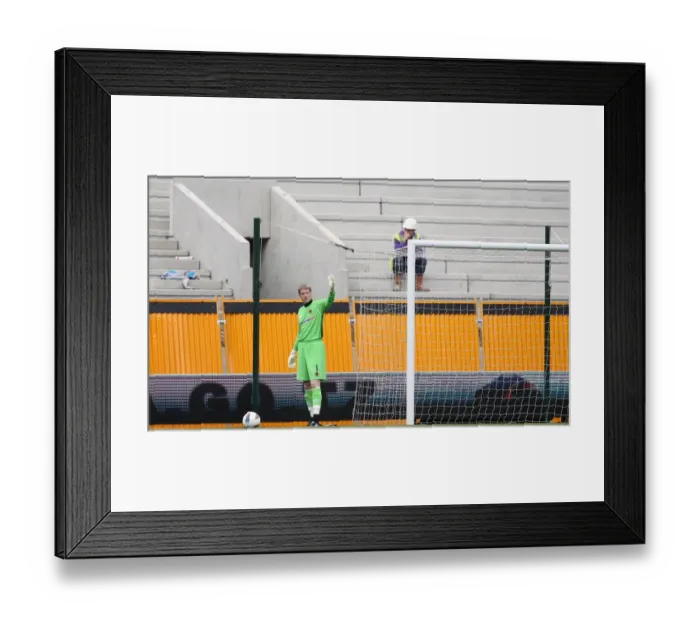 Framed Print : Wolverhampton Wanderers: Wayne Hennessey Kicks Off Pre-Season Match at New Stan Cullis Stand Against Real Zaragoza