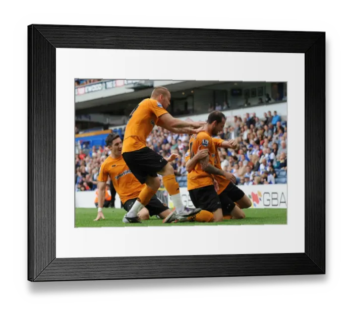Framed Print : Steven Fletcher's Last-Minute Equalizer: A Dramatic Rescue for Wolverhampton Wanderers in the Premier League (1-1 v Blackburn Rovers) Framed Print : Steven Fletcher's Last-Minute Equalizer: A Dramatic Rescue for Wolverhampton Wanderers in the Premier League (1-1 v Blackburn Rovers)