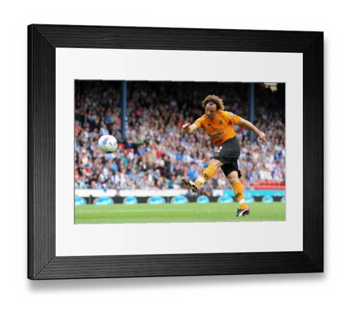 Framed Print : Stephen Hunt's Determined Strike: Wolverhampton Wanderers vs. Blackburn Rovers, Barclays Premier League Framed Print : Stephen Hunt's Determined Strike: Wolverhampton Wanderers vs. Blackburn Rovers, Barclays Premier League