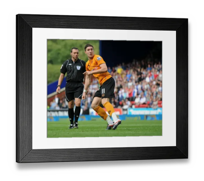Framed Print : Stephen Ward's Game-Changing Goal: Wolverhampton Wanderers Take 1-2 Lead Over Blackburn Rovers in Premier League Soccer Framed Print : Stephen Ward's Game-Changing Goal: Wolverhampton Wanderers Take 1-2 Lead Over Blackburn Rovers in Premier League Soccer