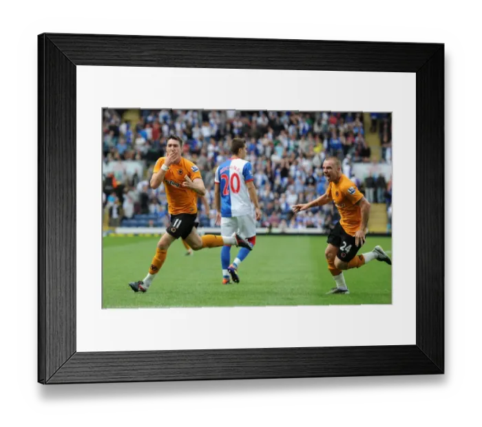 Framed Print : Stephen Ward's Game-Winning Goal: Wolverhampton Wanderers Edge Past Blackburn Rovers in Premier League (1-2) Framed Print : Stephen Ward's Game-Winning Goal: Wolverhampton Wanderers Edge Past Blackburn Rovers in Premier League (1-2)