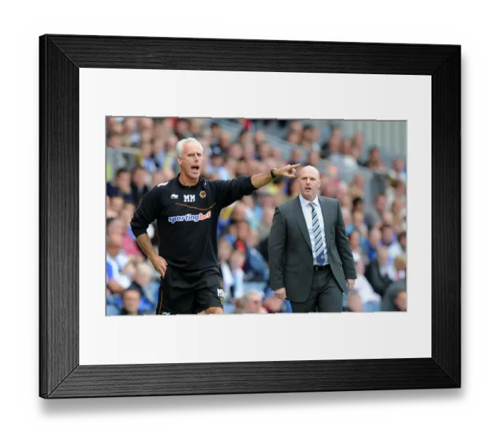 Framed Print : Mick McCarthy vs. Steve Kean: A Battle of the Managers - Wolverhampton Wanderers vs. Blackburn Rovers, Premier League Showdown Framed Print : Mick McCarthy vs. Steve Kean: A Battle of the Managers - Wolverhampton Wanderers vs. Blackburn Rovers, Premier League Showdown
