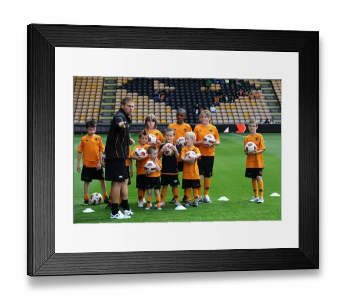 Framed Print : Wolverhampton Wanderers: Matchday Mascots Prepare for Action Ahead of Wolves vs. Real Zaragoza Framed Print : Wolverhampton Wanderers: Matchday Mascots Prepare for Action Ahead of Wolves vs. Real Zaragoza