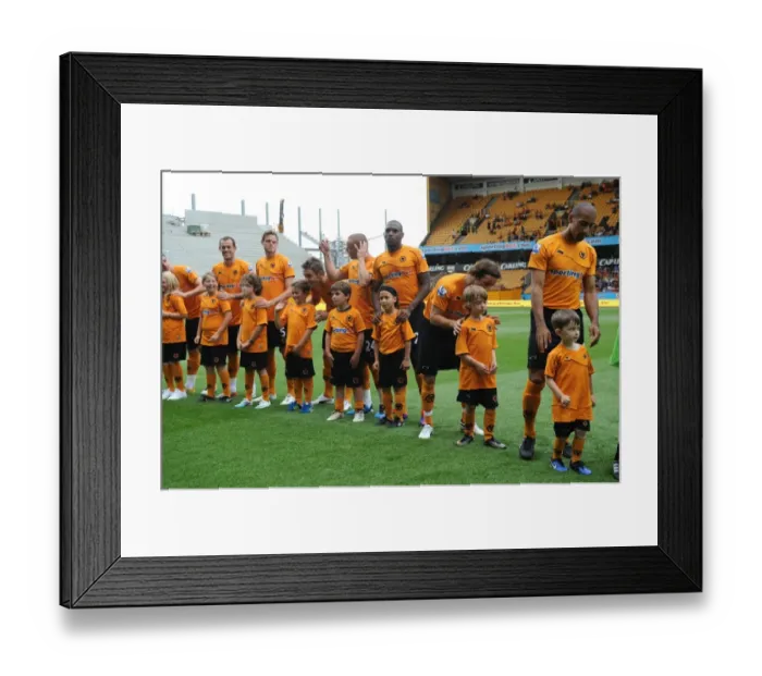 Framed Print : Wolverhampton Wanderers vs Real Zaragoza: A Mascot Showdown - Pre-Season Friendly