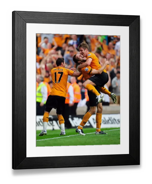 Framed Print : Matthew Jarvis's Strike: Wolverhampton Wanderers Take 2-0 Lead Over Fulham (Premier League) Framed Print : Matthew Jarvis's Strike: Wolverhampton Wanderers Take 2-0 Lead Over Fulham (Premier League)