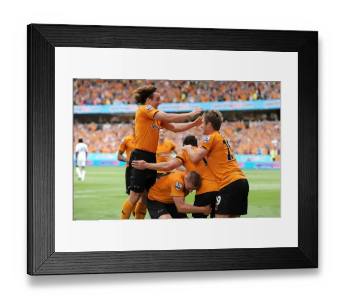 Framed Print : Matthew Jarvis's Game-Winning Goal: Wolves 2-0 Victory over Fulham Framed Print : Matthew Jarvis's Game-Winning Goal: Wolves 2-0 Victory over Fulham