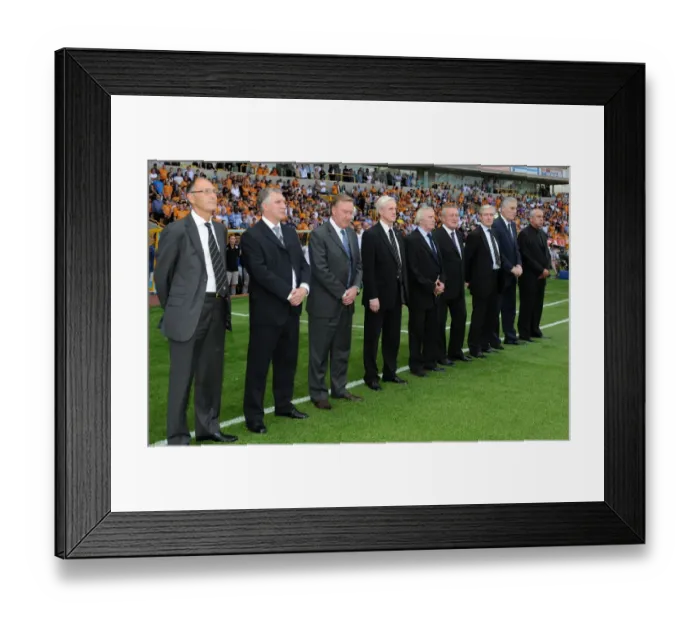 Framed Print : Wolverhampton Wanderers Pay Tribute to Late Frank Munro during Wolves vs Fulham (Barclays Premier League) Framed Print : Wolverhampton Wanderers Pay Tribute to Late Frank Munro during Wolves vs Fulham (Barclays Premier League)
