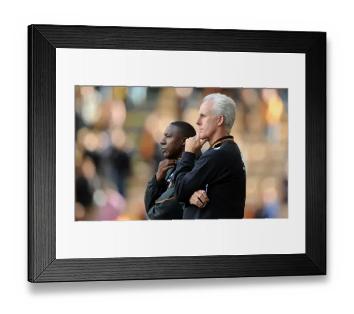 Framed Print : Mick McCarthy Leads Wolverhampton Wanderers Against Queens Park Rangers in Premier League Soccer