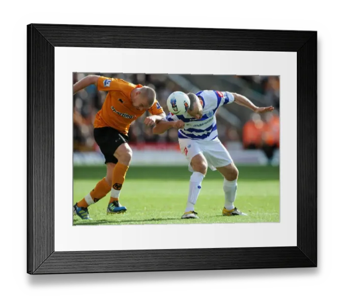 Framed Print : Wolverhampton Wanderers vs. Queens Park Rangers: A Premier League Battle - O'Hara vs. Derry Framed Print : Wolverhampton Wanderers vs. Queens Park Rangers: A Premier League Battle - O'Hara vs. Derry