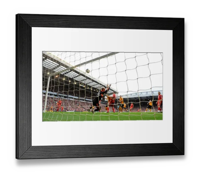 Framed Print : Steven Fletcher's Dramatic 2-1 Goal: Wolverhampton Wanderers Stun Liverpool in Premier League Framed Print : Steven Fletcher's Dramatic 2-1 Goal: Wolverhampton Wanderers Stun Liverpool in Premier League