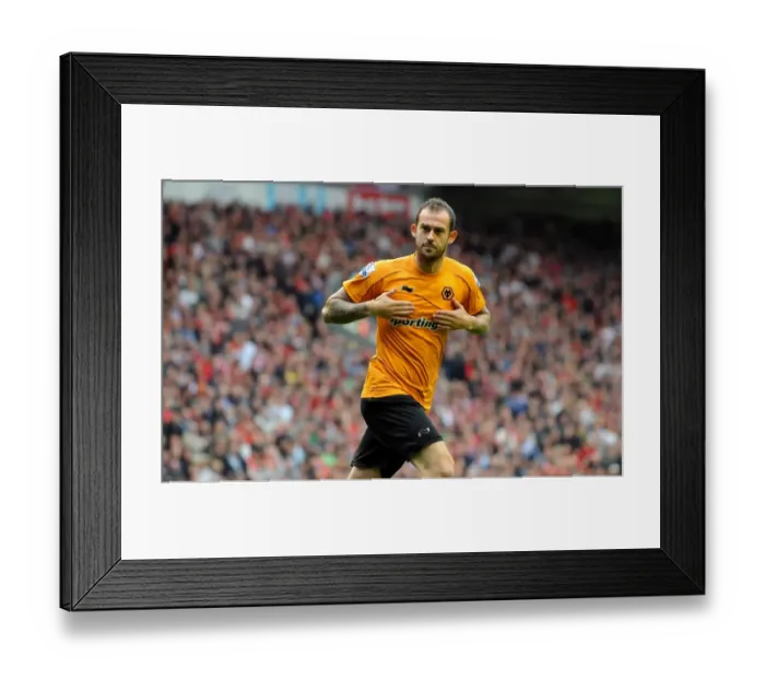 Framed Print : Steven Fletcher's Dramatic Game-Changer: Wolverhampton Wanderers 2-1 Liverpool (Premier League)