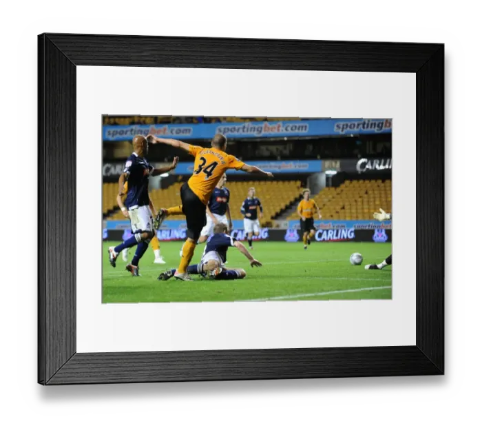 Framed Print : SOCCER - Carling Cup third round - Wolverhampton Wanderers v Millwall