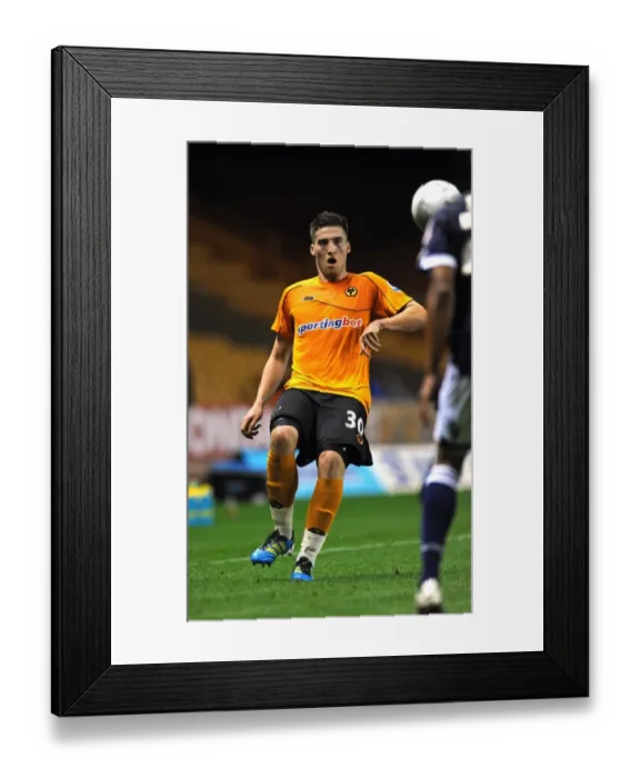 Framed Print : Matt Doherty's Showdown: Wolverhampton Wanderers vs Millwall in Carling Cup Third Round