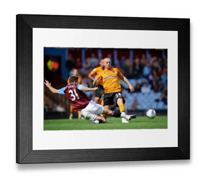 Framed Print : Soccer - Barclays Premier League - Aston Villa v Wolverhampton Wanderers Framed Print : Soccer - Barclays Premier League - Aston Villa v Wolverhampton Wanderers