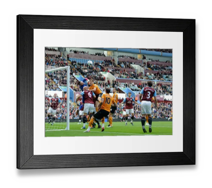Framed Print : Shay Given's Spectacular Save: Aston Villa vs. Wolverhampton Wanderers, Premier League Soccer Framed Print : Shay Given's Spectacular Save: Aston Villa vs. Wolverhampton Wanderers, Premier League Soccer