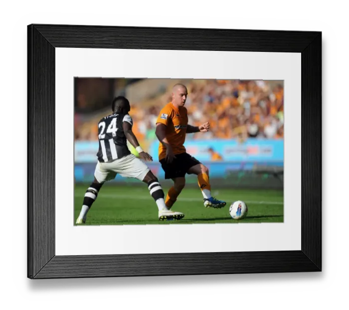 Framed Print : Wolverhampton Wanderers vs Newcastle United: A Premier League Battle - O'Hara vs Tiote Framed Print : Wolverhampton Wanderers vs Newcastle United: A Premier League Battle - O'Hara vs Tiote