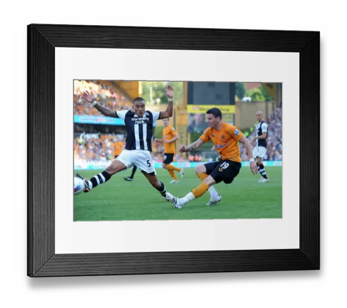 Framed Print : Adam Hammill Scores Stunner Past Danny Simpson: Wolverhampton Wanderers vs. Newcastle United (Barclays Premier League) Framed Print : Adam Hammill Scores Stunner Past Danny Simpson: Wolverhampton Wanderers vs. Newcastle United (Barclays Premier League)