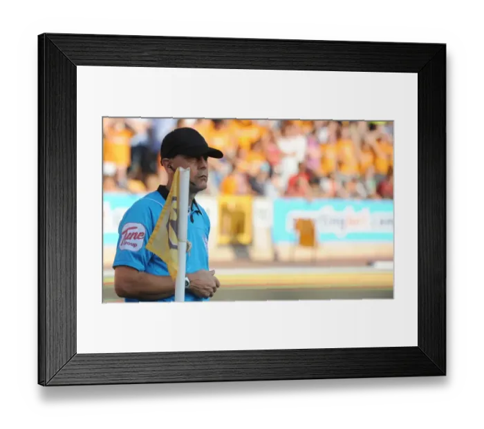 Framed Print : Controversial Offside Call Denies Wolverhampton Wanderers Goal Against Newcastle United