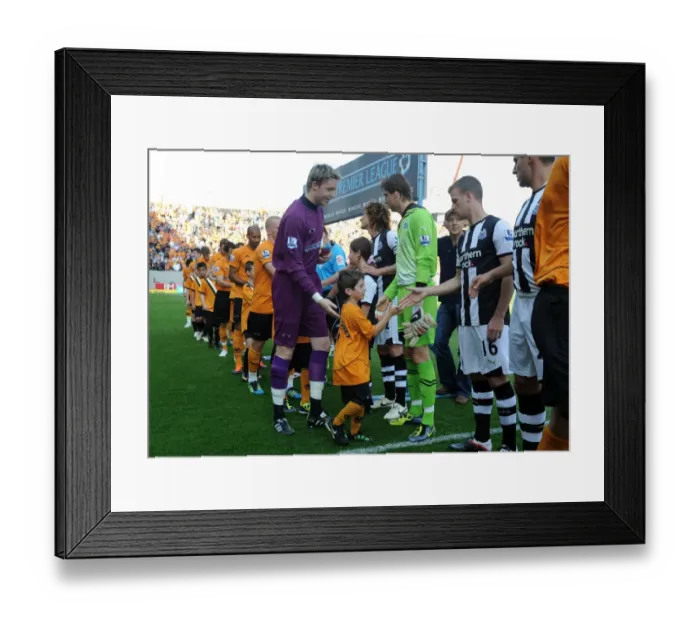 Framed Print : Wolverhampton Wanderers vs Newcastle United: A Mascot Showdown - Premier League Battle Framed Print : Wolverhampton Wanderers vs Newcastle United: A Mascot Showdown - Premier League Battle