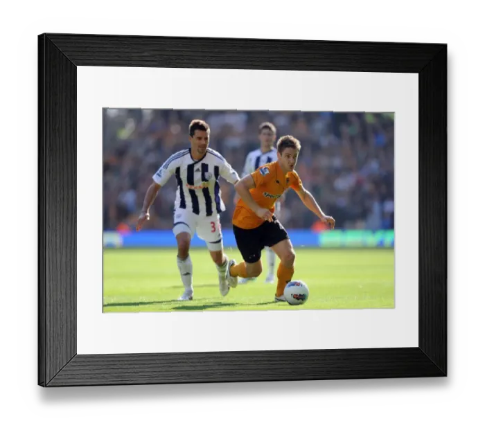 Framed Print : Battle of the Midlands: Kevin Doyle vs. Paul Scharner - Wolverhampton Wanderers vs. West Bromwich Albion in the Barclays Premier League Framed Print : Battle of the Midlands: Kevin Doyle vs. Paul Scharner - Wolverhampton Wanderers vs. West Bromwich Albion in the Barclays Premier League