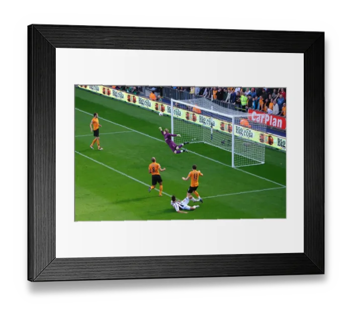 Framed Print : Paul Scharner's Close Call: Wolverhampton Wanderers vs. West Bromwich Albion - Premier League Soccer: The Missed Goal Framed Print : Paul Scharner's Close Call: Wolverhampton Wanderers vs. West Bromwich Albion - Premier League Soccer: The Missed Goal