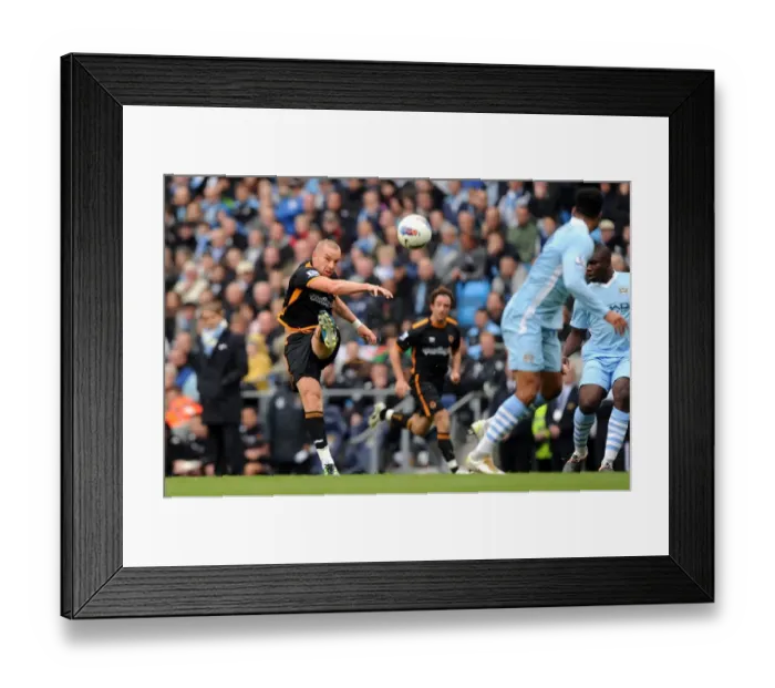 Framed Print : SOCCER - Barclays Premier League - Manchester City v Wolverhampton Wanderers Framed Print : SOCCER - Barclays Premier League - Manchester City v Wolverhampton Wanderers