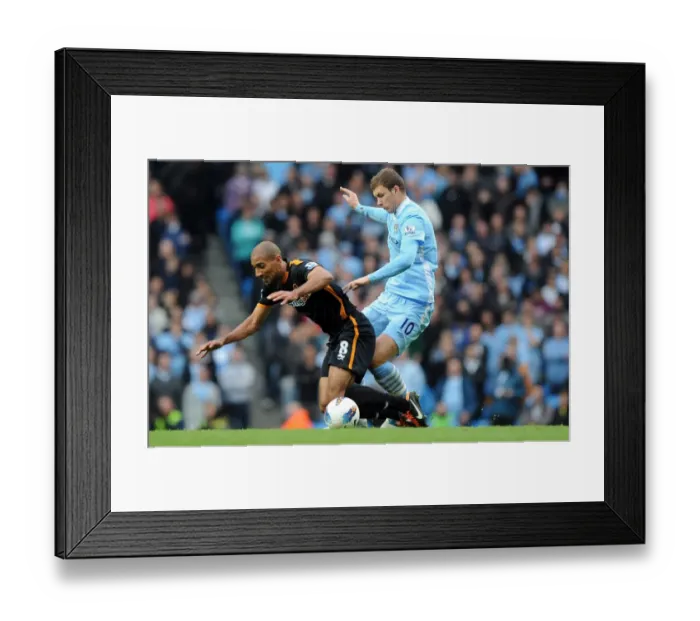Framed Print : A Clash of Titans: Karl Henry vs. Edin Dzeko - Manchester City vs. Wolverhampton Wanderers Framed Print : A Clash of Titans: Karl Henry vs. Edin Dzeko - Manchester City vs. Wolverhampton Wanderers
