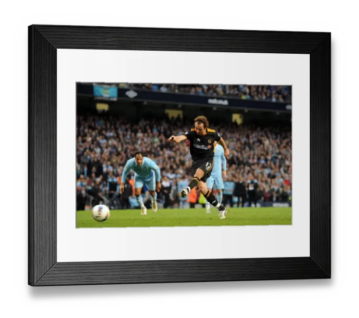 Framed Print : Stephen Hunt's Penalty Thriller: 2-1 Wolverhampton Wanderers Stun Manchester City Framed Print : Stephen Hunt's Penalty Thriller: 2-1 Wolverhampton Wanderers Stun Manchester City