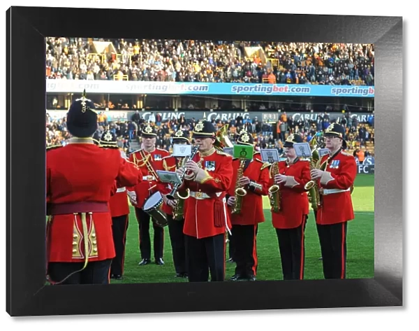 The Epic Halftime Show: Mercian Regiment Band at Wolverhampton Wanderers vs Wigan Athletic in the Premier League