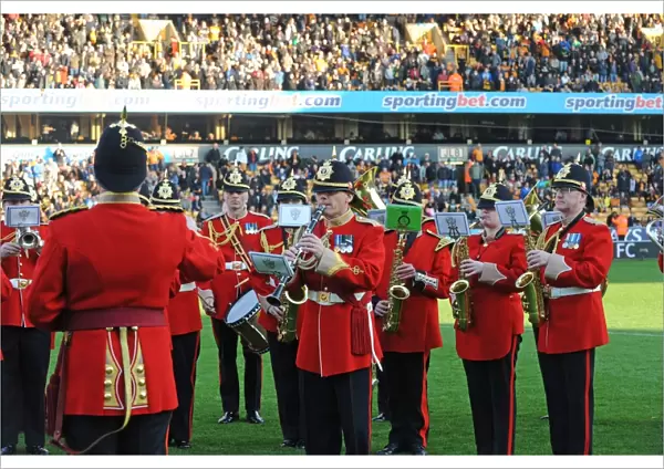 The Epic Halftime Show: Mercian Regiment Band at Wolverhampton Wanderers vs Wigan Athletic in the Premier League