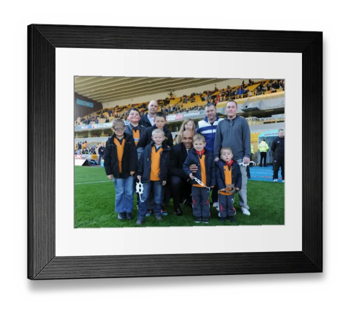 Framed Print : Mascot Showdown: Wolverhampton Wanderers vs Wigan Athletic - Premier League Rivalry Framed Print : Mascot Showdown: Wolverhampton Wanderers vs Wigan Athletic - Premier League Rivalry