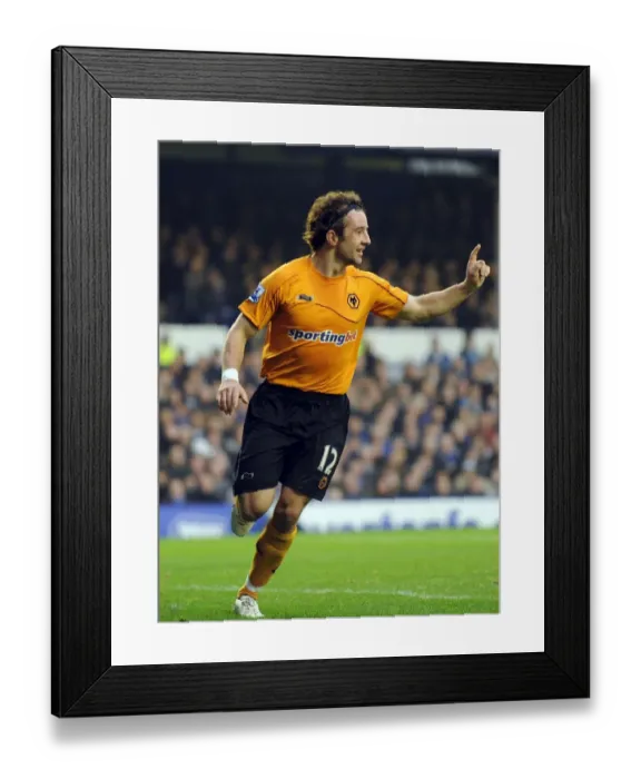 Framed Print : SOCCER - Barclays Premier League - Everton v Wolverhampton Wanderers