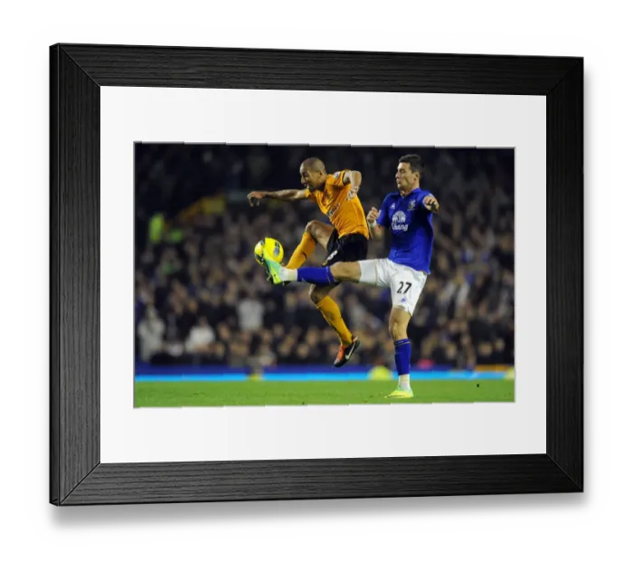 Framed Print : SOCCER - Barclays Premier League - Everton v Wolverhampton Wanderers