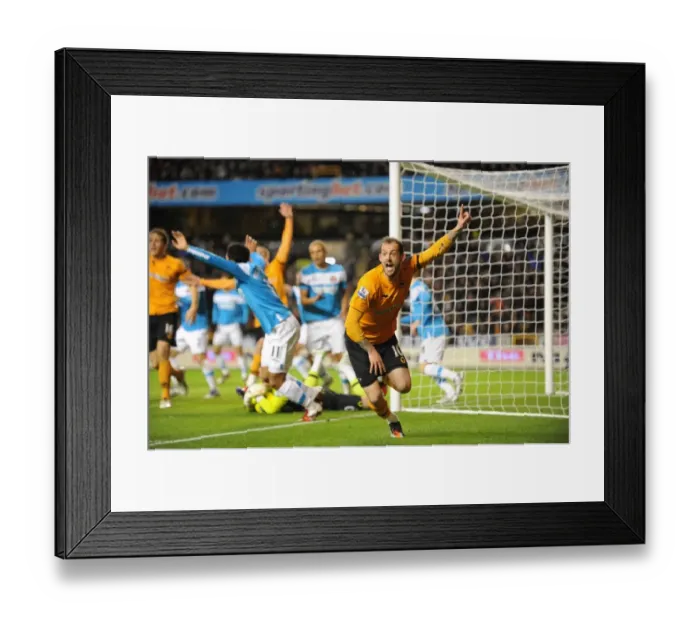Framed Print : Steven Fletcher: A Powerful Presence in Wolverhampton Wanderers Current Squad Framed Print : Steven Fletcher: A Powerful Presence in Wolverhampton Wanderers Current Squad