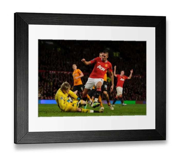 Framed Print : Soccer : Barclays Premier League - Manchester United v Wolverhampton Wanderers Framed Print : Soccer : Barclays Premier League - Manchester United v Wolverhampton Wanderers