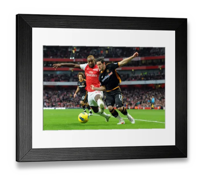 Framed Print : SOCCER - Barclays Premier League - Arsenal v Wolverhampton Wanderers